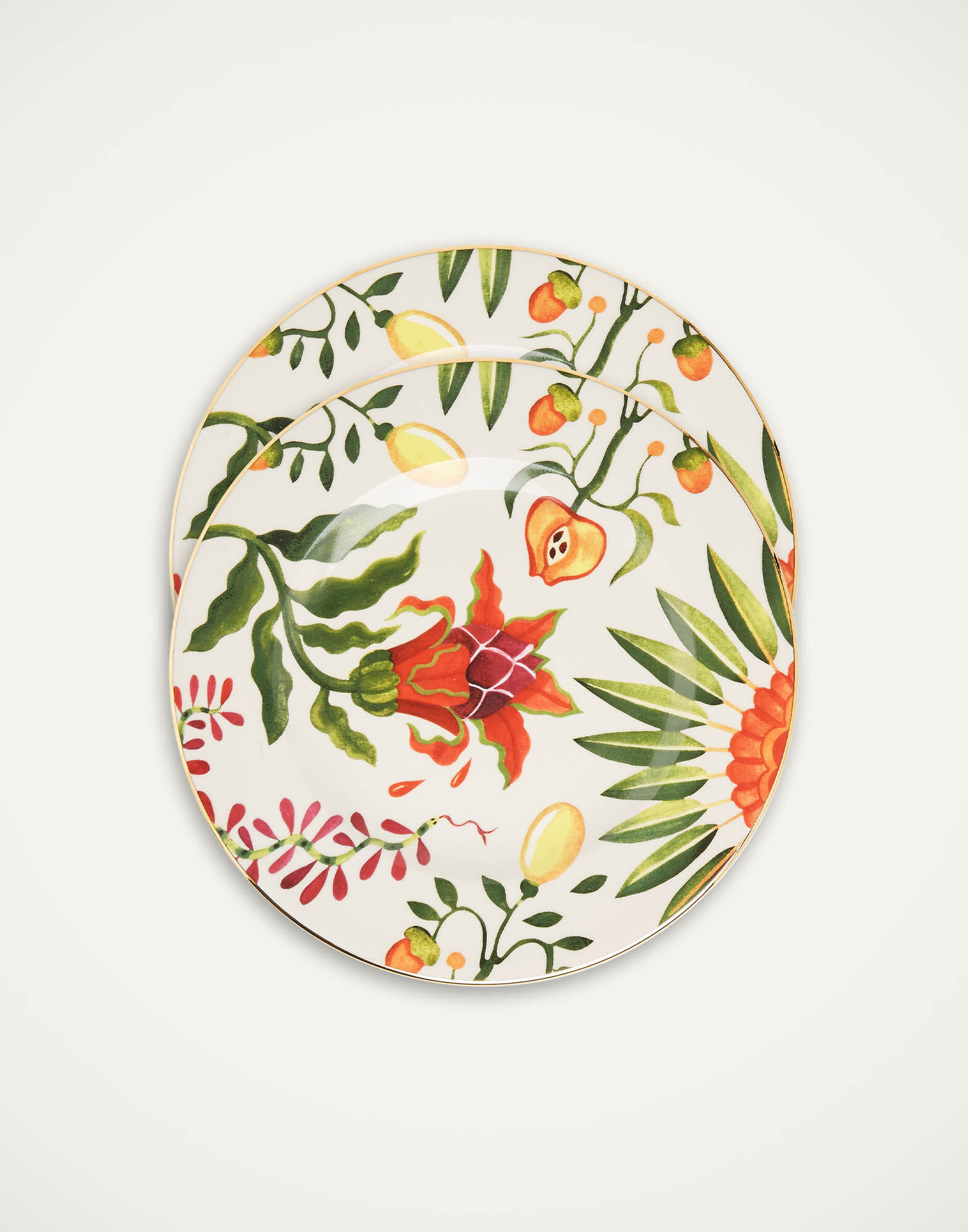 Dinner Plates Set Of 2 La DoubleJ: Eden Dinner Plates Set Of 2 La DoubleJ: Eden DIN0002CER001