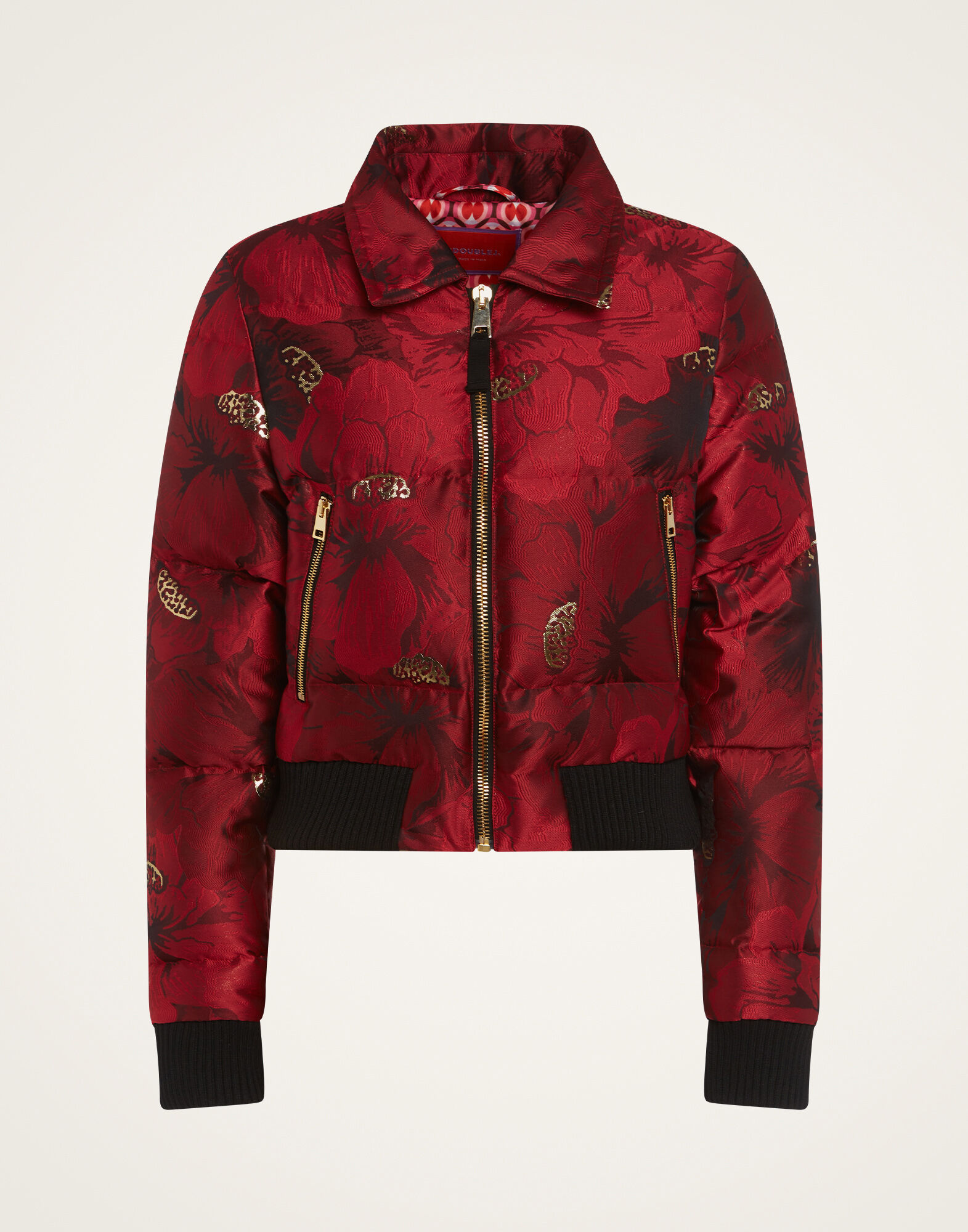La Comasca Puffer Bomber La DoubleJ: Ruby Red La Comasca Puffer Bomber La DoubleJ: Ruby Red DOW0013JCQ062