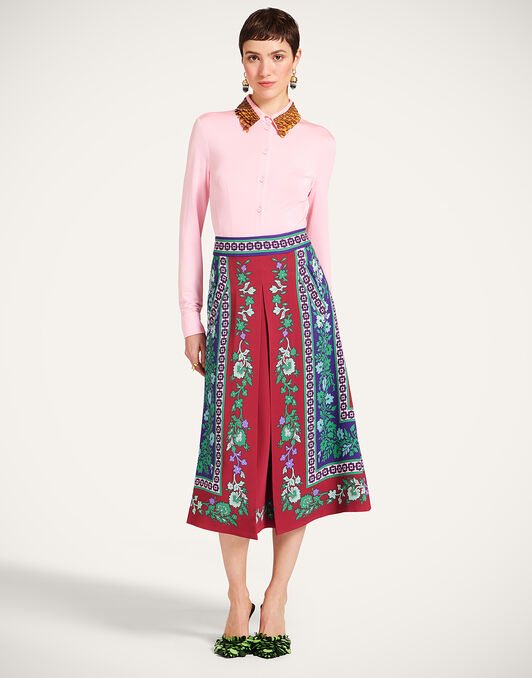 Santa Monica Skirt La DoubleJ: Regalia Placée Red Santa Monica Skirt La DoubleJ: Regalia Placée Red SKI0033VIS006
