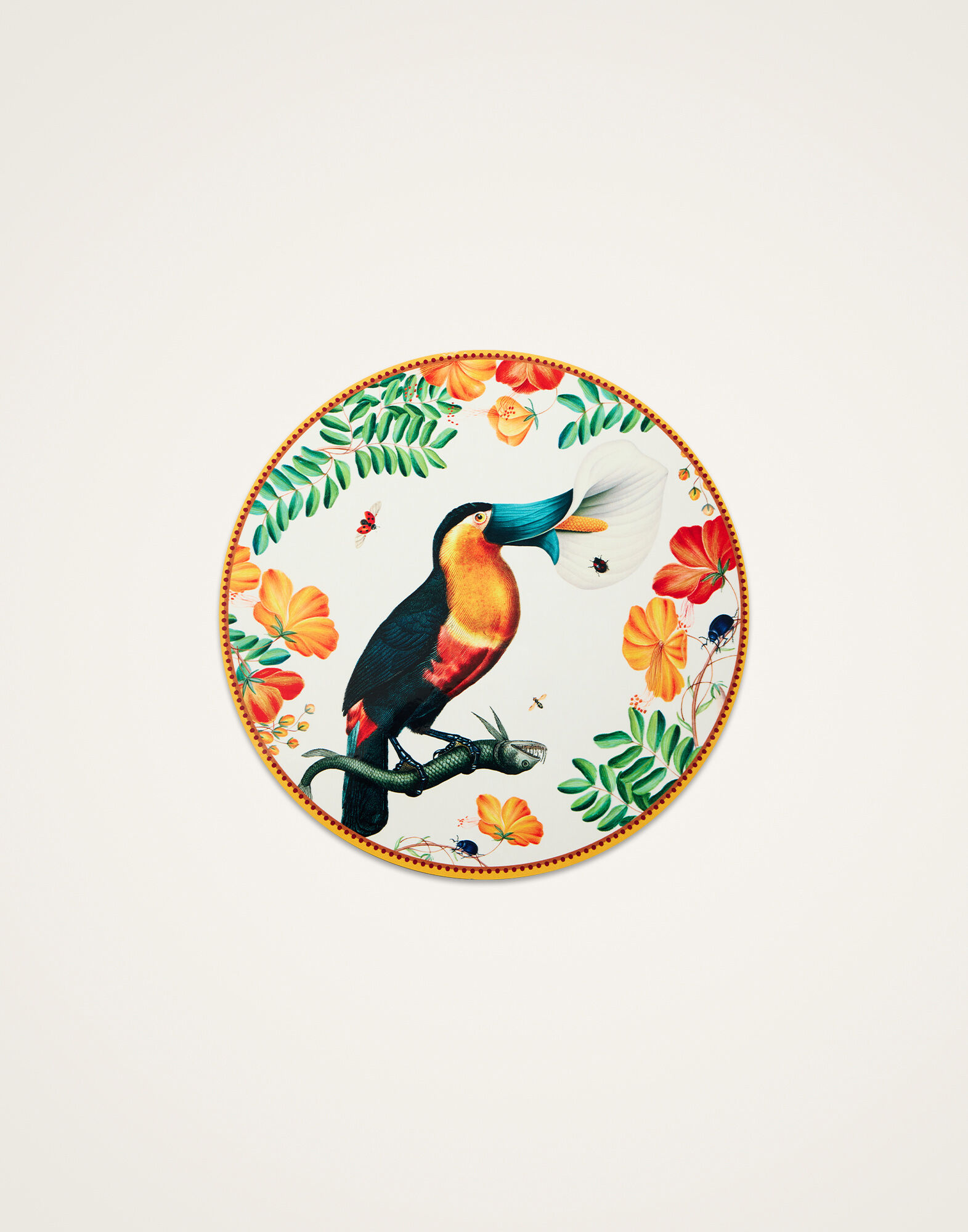 Disk Placemats Set Of 4 La DoubleJ: Flying Friends Disk Placemats Set Of 4 La DoubleJ: Flying Friends PMT0033CRK001