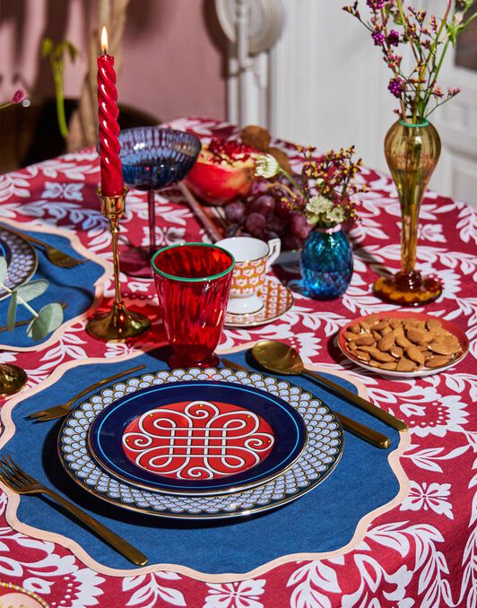 Dessert Plates Set Of 2 La DoubleJ: Cortile Blue Dessert Plates Set Of 2 La DoubleJ: Cortile Blue DIS0063CER001
