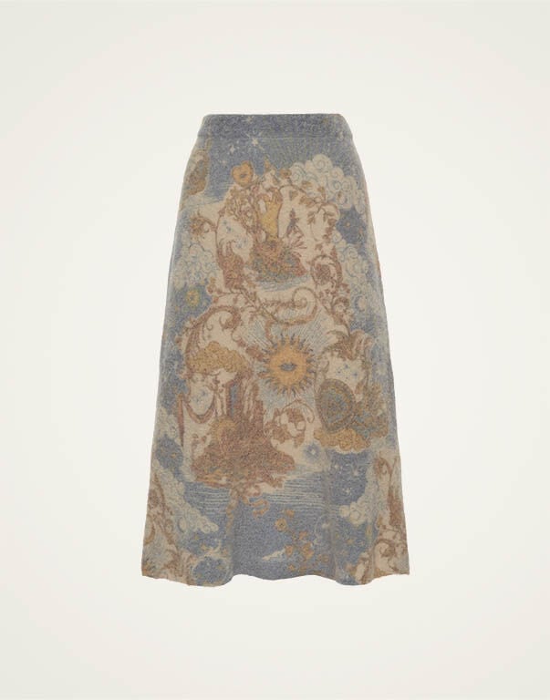 All-In Skirt La DoubleJ: Light Blue All-In Skirt La DoubleJ: Light Blue SKI0134KNI124