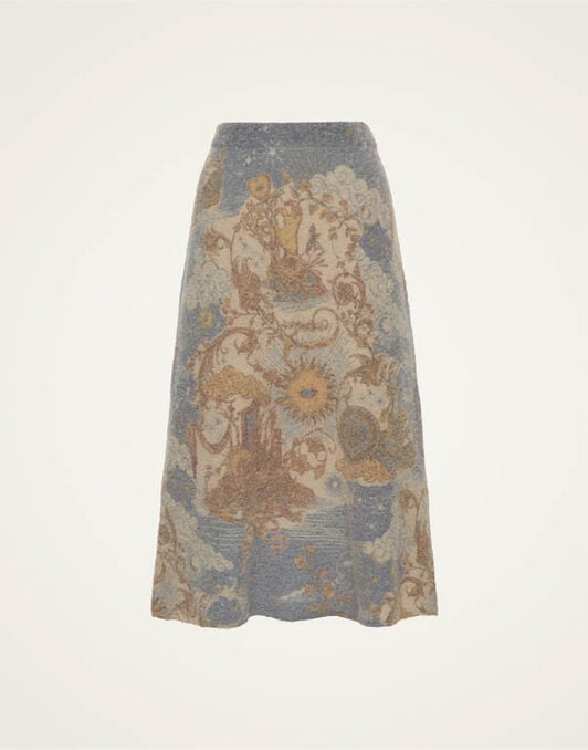 All-In Skirt La DoubleJ: Light Blue All-In Skirt La DoubleJ: Light Blue SKI0134KNI124