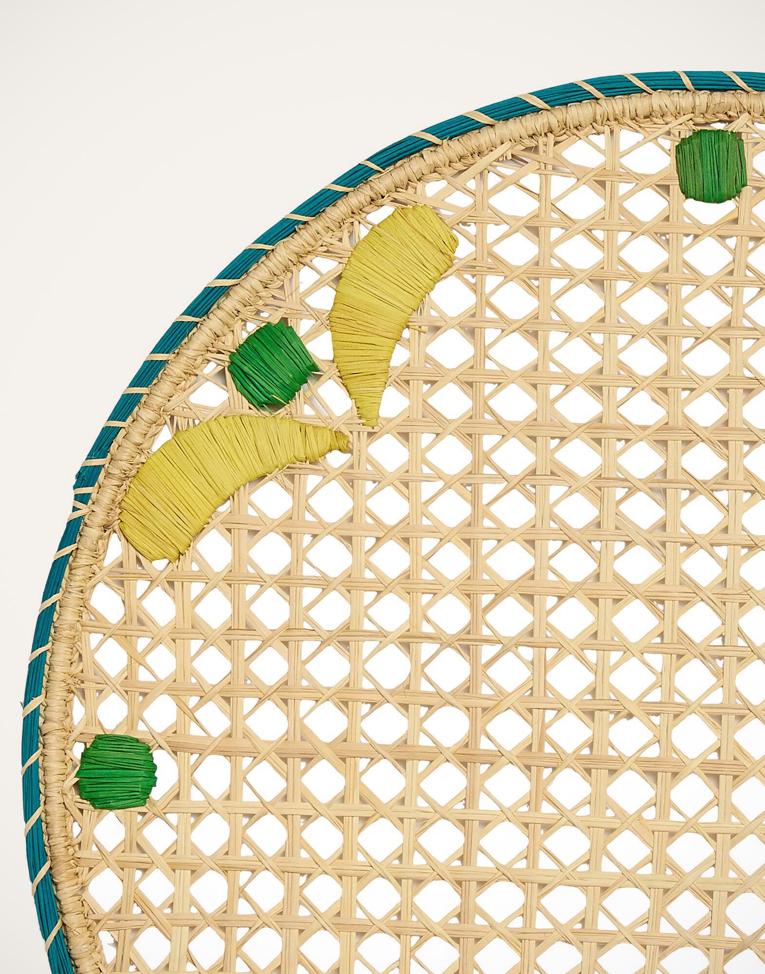 Raffia Placemats Set Of 2 La DoubleJ: Capri Yellow Raffia Placemats Set Of 2 La DoubleJ: Capri Yellow TBM0011RAF007