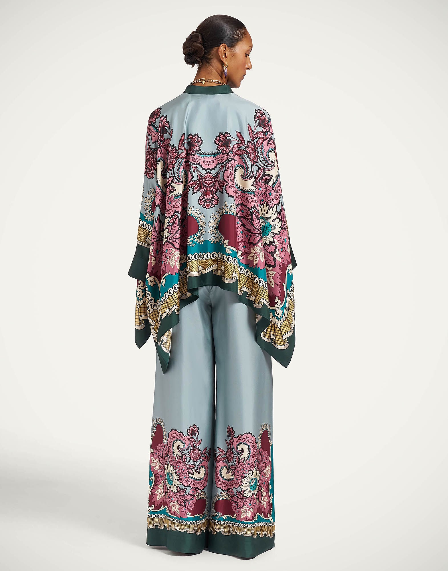 Palazzo Pants La DoubleJ: Symposium Placée Light Blue Palazzo Pants La DoubleJ: Symposium Placée Light Blue TRO0026SIL006