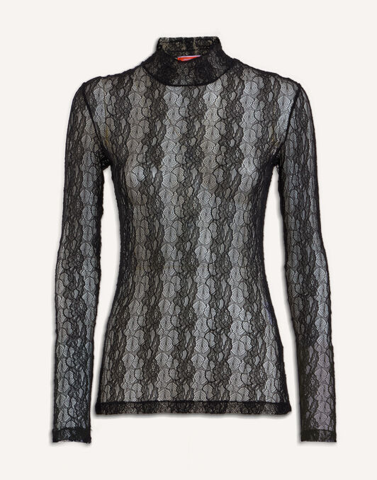 Lacey Turtleneck La DoubleJ: Solid Black TOP0180LAC007