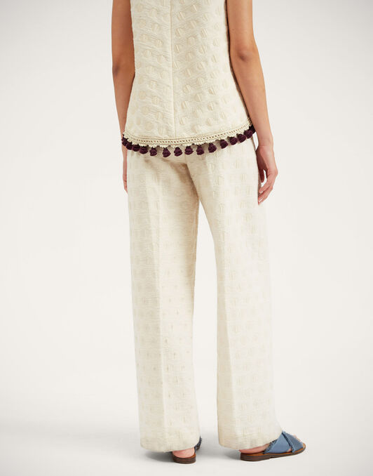 Loose Pants La DoubleJ: Creamy TRO0113JCQ076