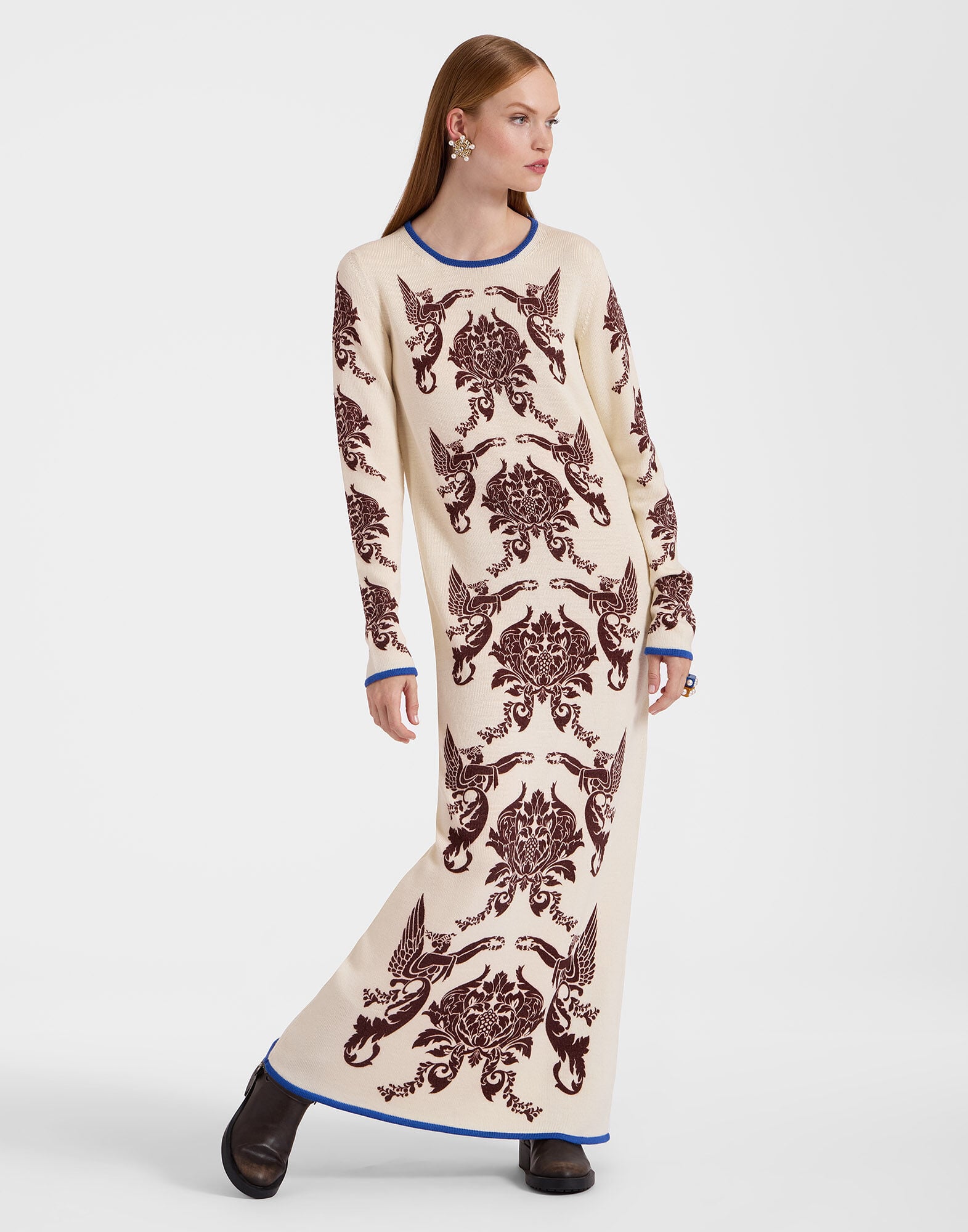 Cherubs Knit Dress La DoubleJ: Cherubs Ivory DRE0796KNI126