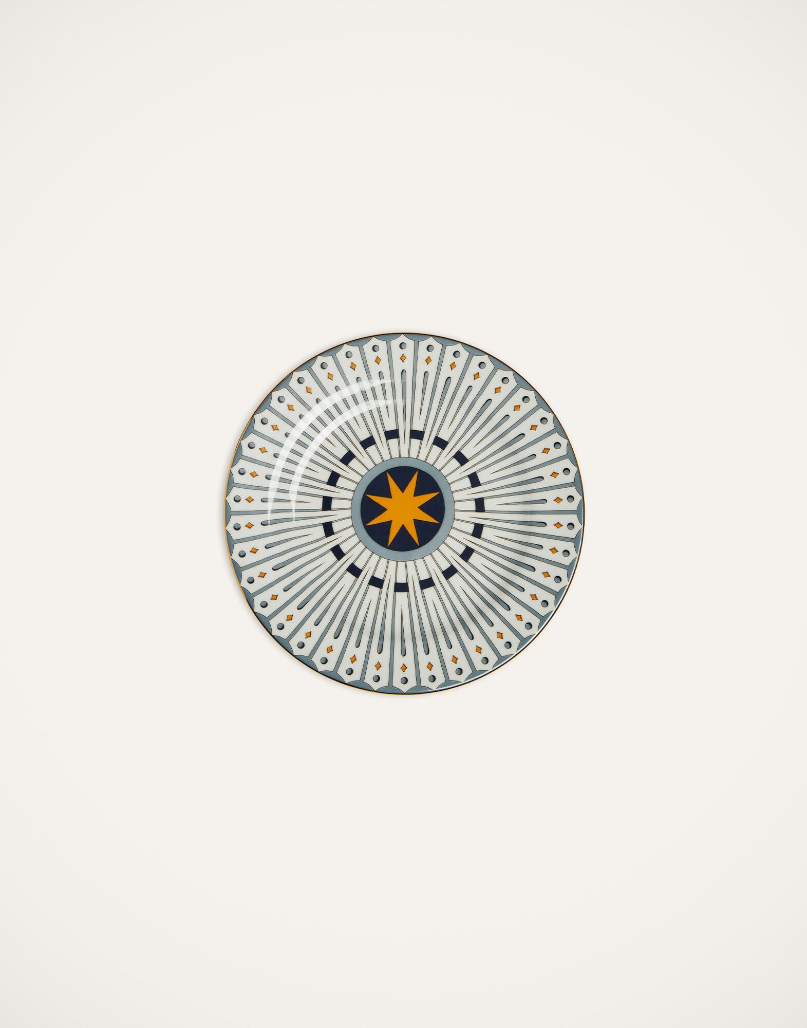 Dessert Plates Set Of 4 La DoubleJ: Solar Multicolor Dessert Plates Set Of 4 La DoubleJ: Solar Multicolor DES0004CER001