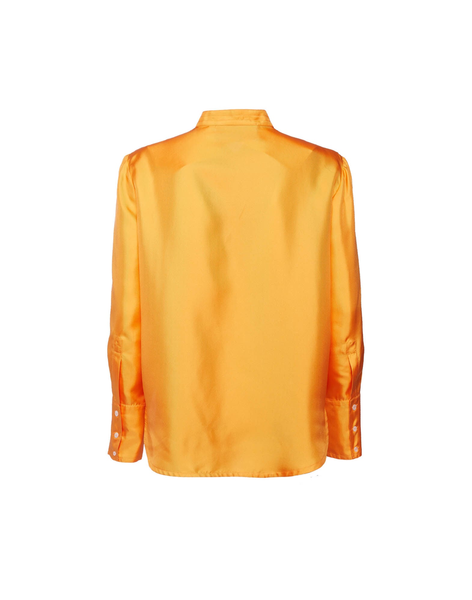 Portofino Shirt La DoubleJ: Solid Orange Portofino Shirt La DoubleJ: Solid Orange SHI0046SIL001