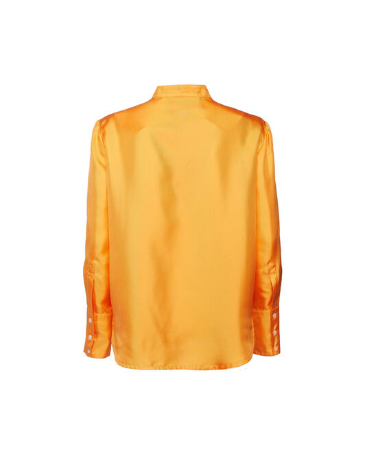 Portofino Shirt La DoubleJ: Solid Orange Portofino Shirt La DoubleJ: Solid Orange SHI0046SIL001