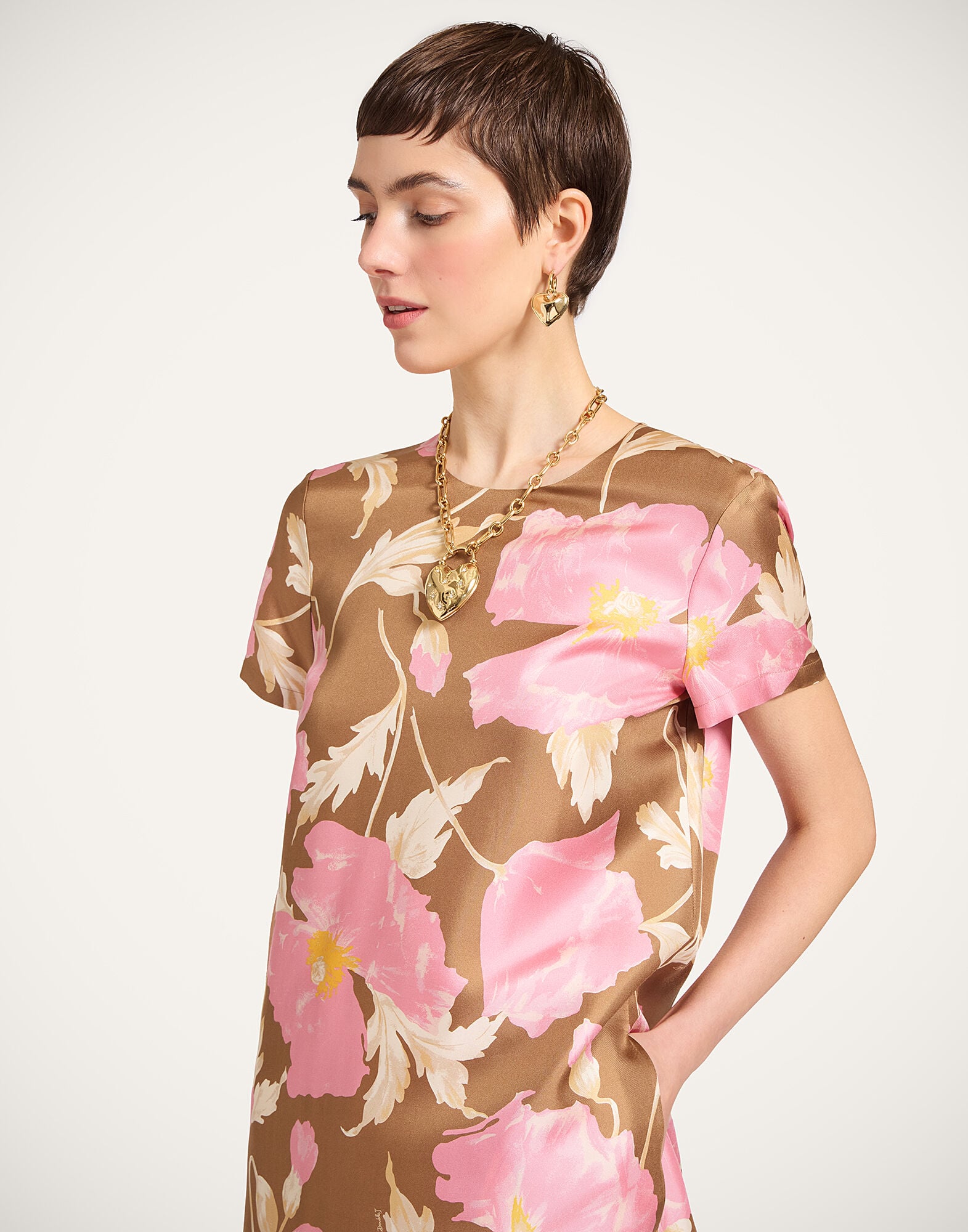 Swing Dress La DoubleJ: Sylph Khaki Swing Dress La DoubleJ: Sylph Khaki DRE0001SIL001