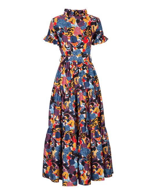 Long and Sassy Dress LaDoubleJ: Zoo DRE0017SIL001