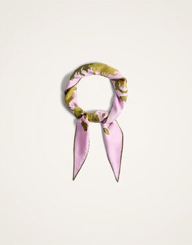 Diamond Scarf La DoubleJ: Coven Placée Pink SCA0105SIL006