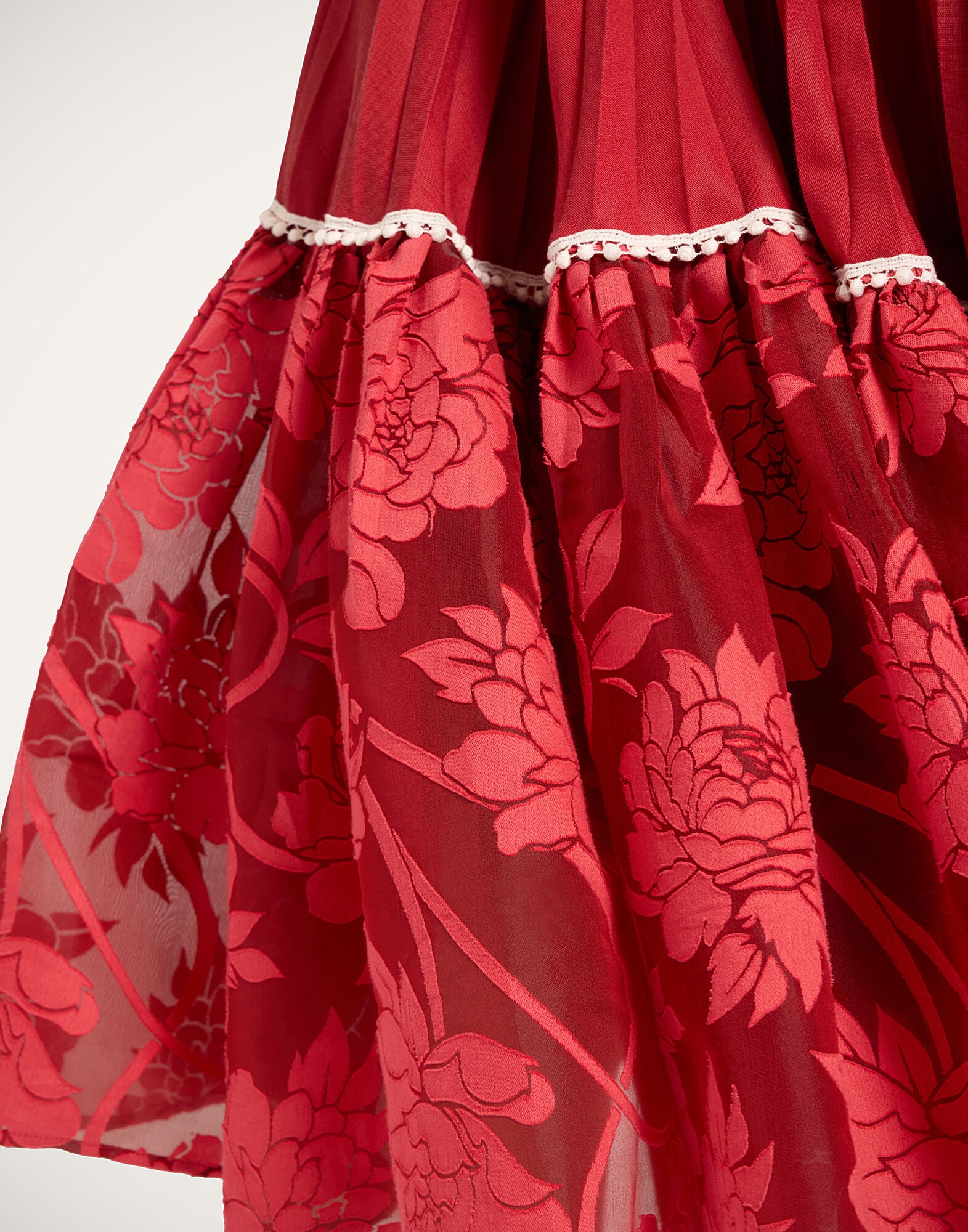 Countess Skirt La DoubleJ: Solid Red Countess Skirt La DoubleJ: Solid Red SKI0188COT092