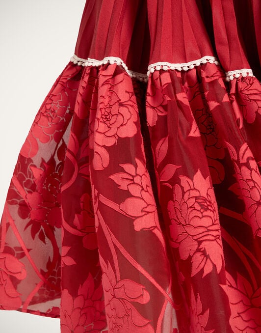 Countess Skirt La DoubleJ: Solid Red Countess Skirt La DoubleJ: Solid Red SKI0188COT092