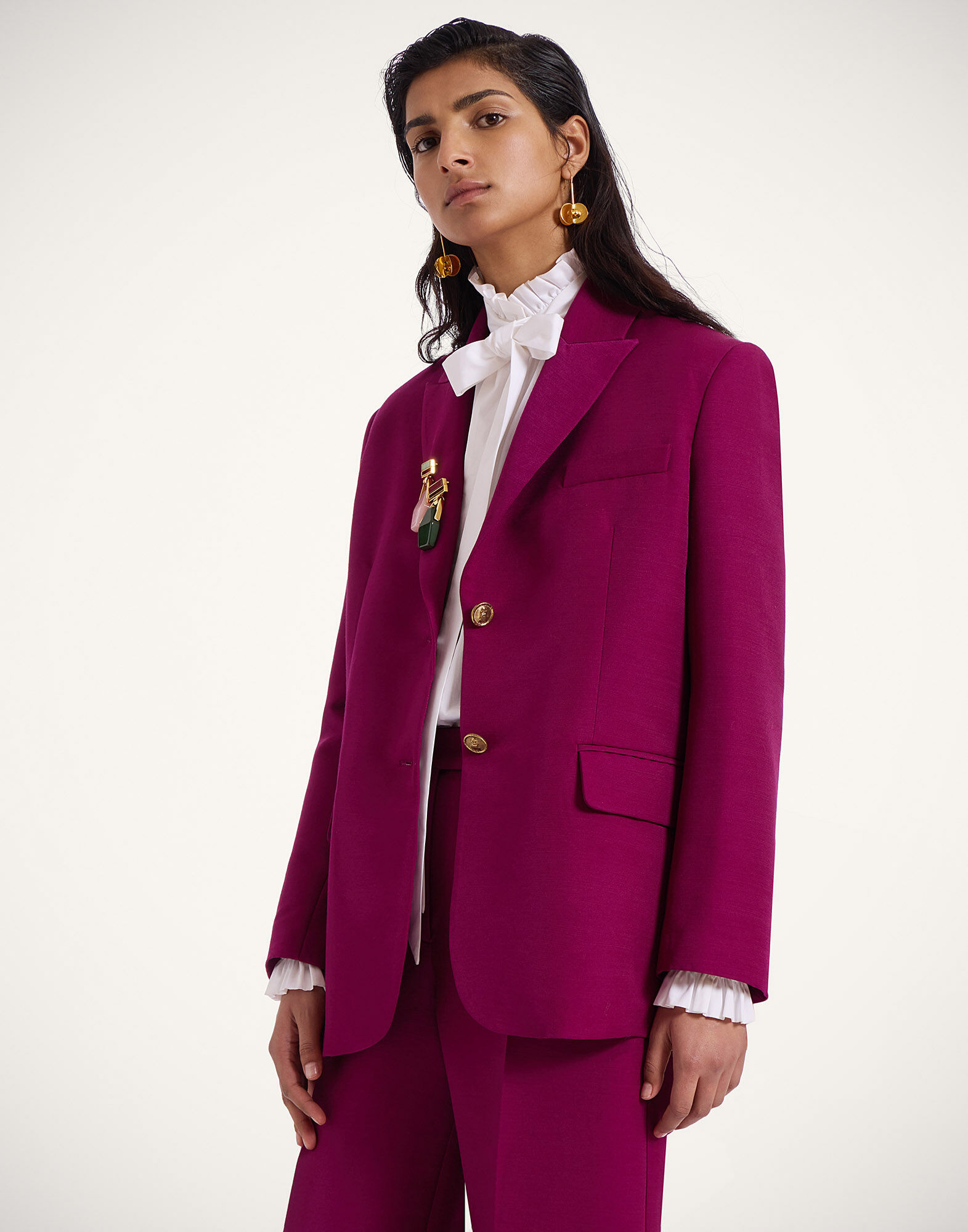 Jones Jacket La DoubleJ: Solid Purple JAC0106CAD001