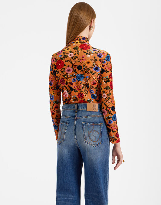 Turtleneck La DoubleJ: Botticelli Rust SHI0030VEL006
