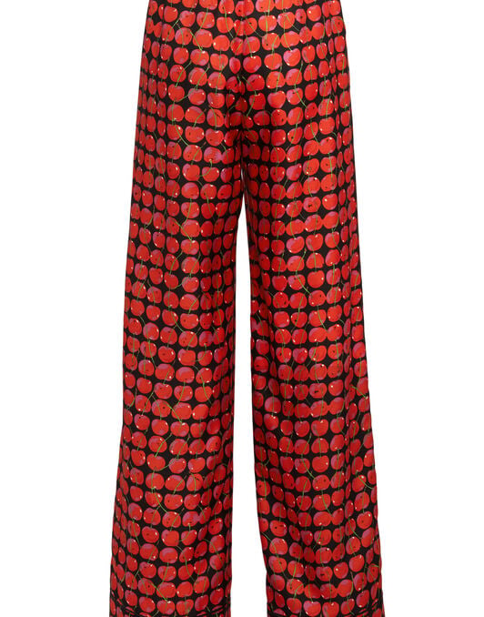 Silk Pajama La DoubleJ: Black Cherries Silk Pajama La DoubleJ: Black Cherries PJM0001SIL001
