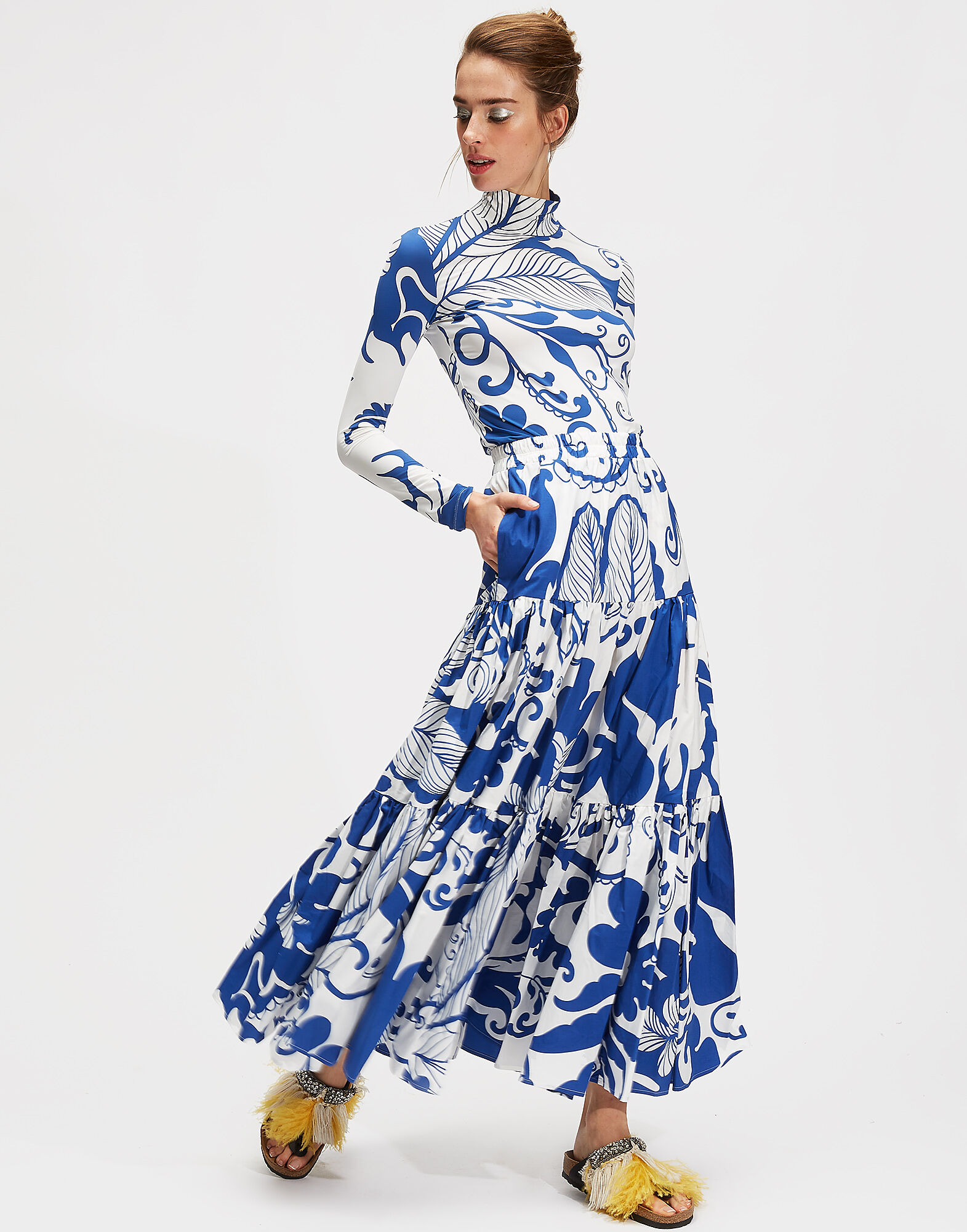 Big Skirt La DoubleJ: Marea Blu Big Skirt LaDoubleJ: Marea Blu SKI0001COT020
