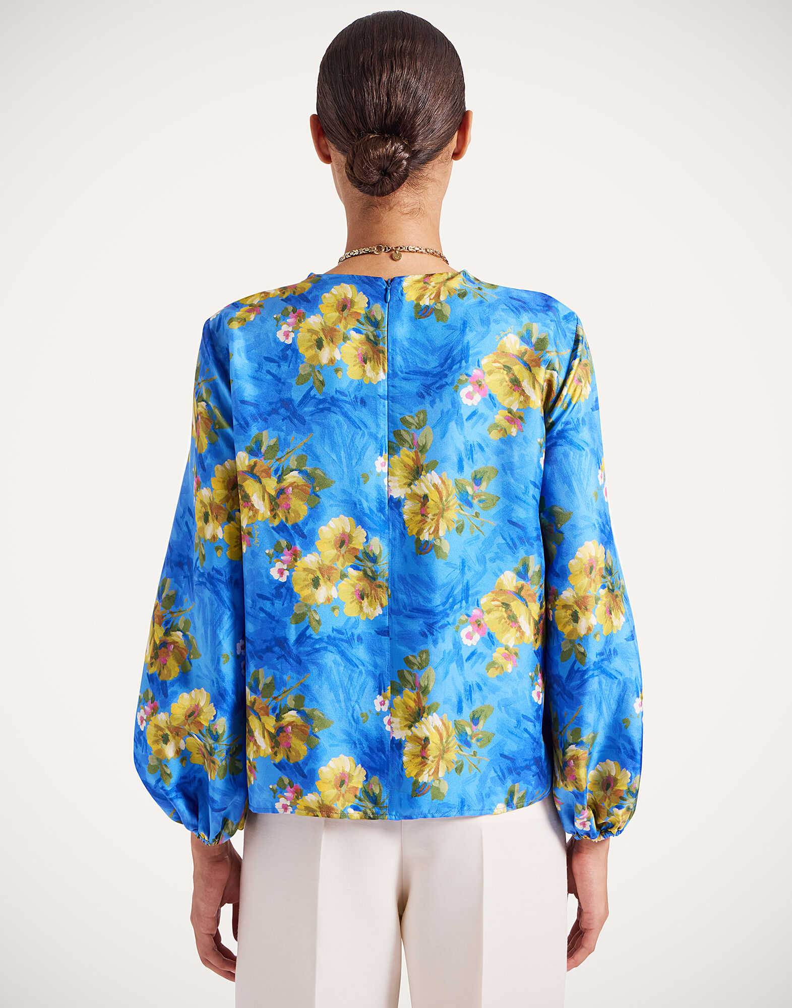 Women's Charming Top in Riptide Light Blue | La DoubleJ