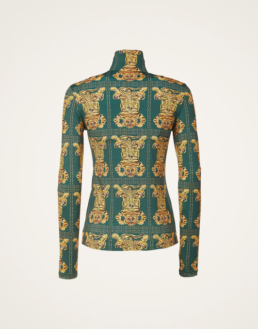 Turtleneck La DoubleJ: Tiger Tiles SHI0030JER005