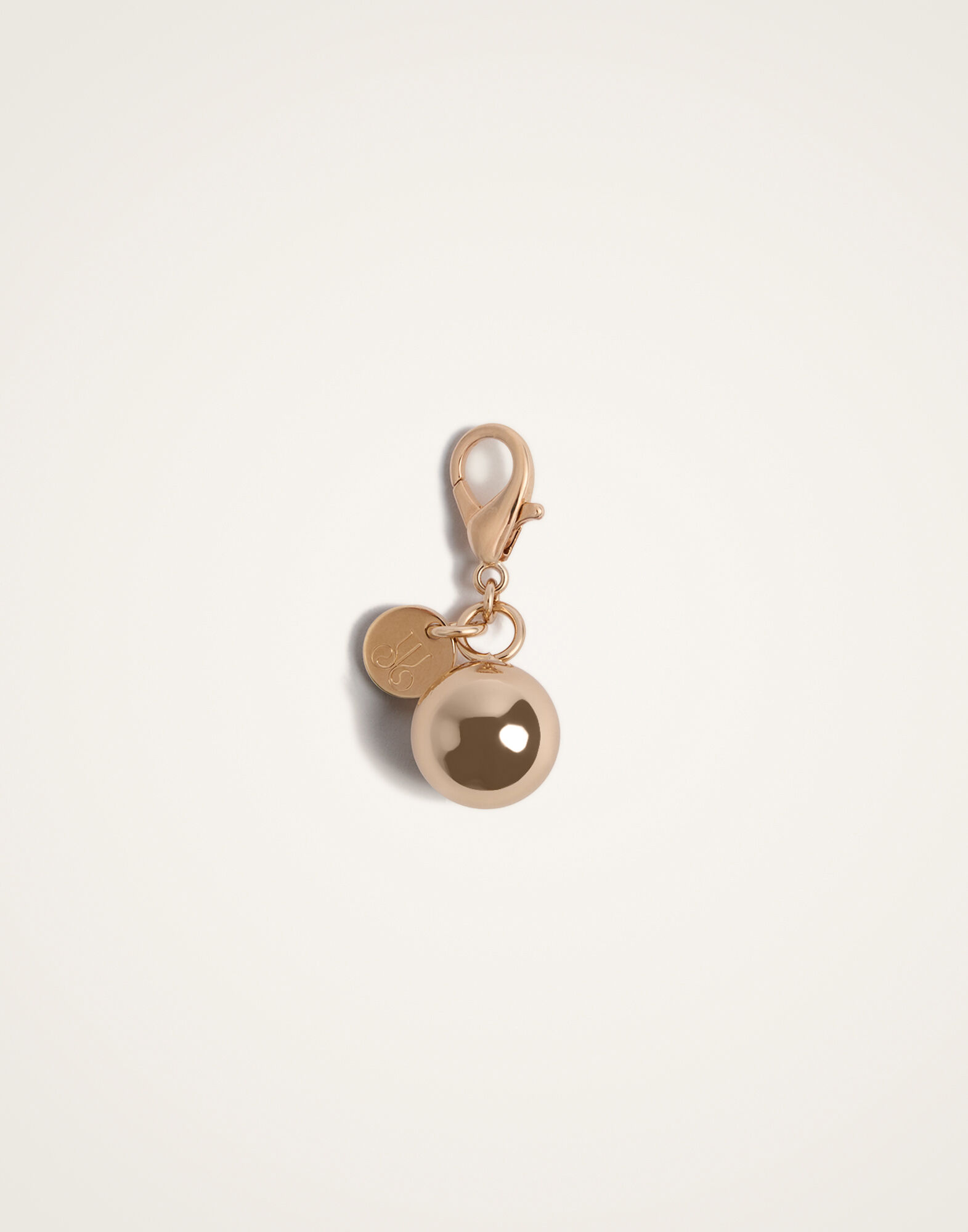 Bell Charm La DoubleJ: 24k Gold Plate Bell Charm La DoubleJ: 24k Gold Plate CHM0015BRA003