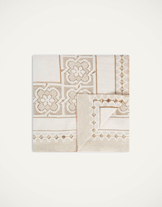 Lacey Large Tablecloth La DoubleJ: Solid White Smoke TBC0015EMB066