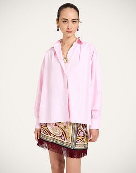 La Scala Shirt La DoubleJ: Solid Pink SHI0183COT100
