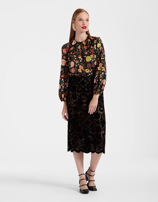 Pencil Skirt La DoubleJ: Vaudeville Brown Pencil Skirt La DoubleJ: Vaudeville Brown SKI0011EMB036
