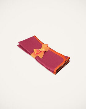 Large Napkins Set Of 2 La DoubleJ: Rainbow Raspberry NAP0010LIN006