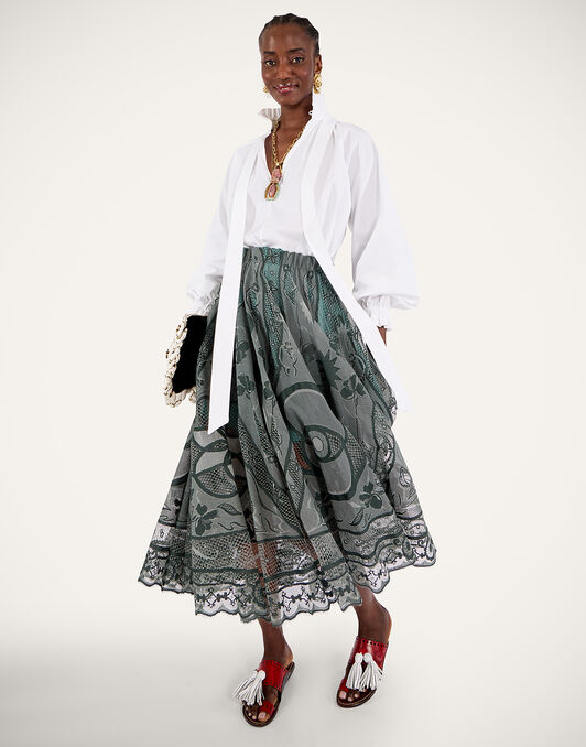 Duchess Skirt La DoubleJ: Solid Emerald Duchess Skirt La DoubleJ: Solid Emerald SKI0146LAC010