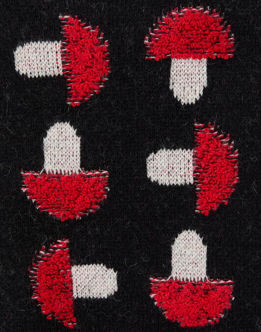 Fun-Guy Gilet La DoubleJ: Black & Red Fun-Guy Gilet La DoubleJ: Black & Red PUL0295KNI193