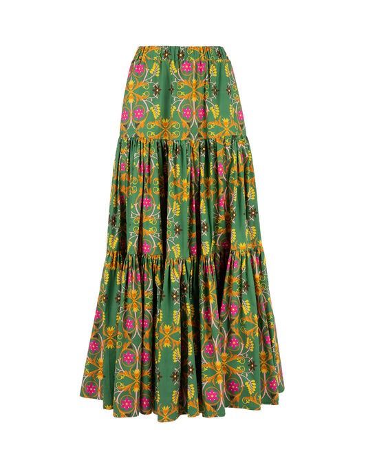 Big Skirt La DoubleJ: Stella Alpina Verde Big Skirt LaDoubleJ: Stella Alpina Verde SKI0001COT001