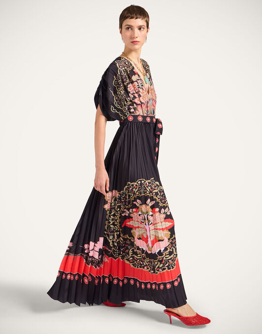 Accordion Dress La DoubleJ: Cornucopia Placée Black Accordion Dress La DoubleJ: Cornucopia Placée Black DRE0991CHF007