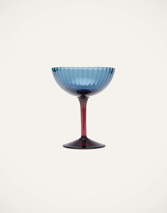 Champagne Coupe Set of 4 La DoubleJ: Rainbow Mix Champagne Coupe Set of 4 La DoubleJ: Rainbow Mix GLA0013MUR001