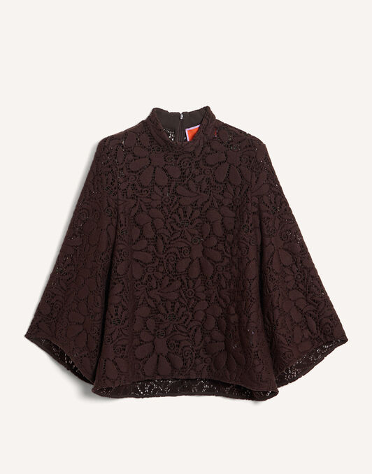 Lacey Make An Exit Top La DoubleJ: Solid Chocolate TOP0108LAC003
