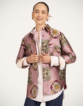 Better Than Your Boyfriend's Jacket La DoubleJ: Nucleus Dusty Pink JAC0112JCQ114