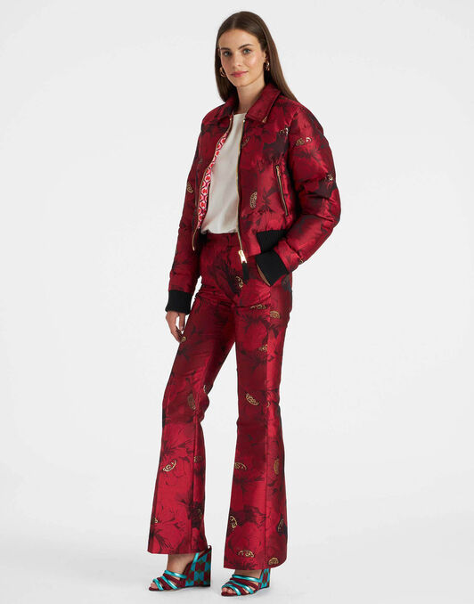La Comasca Puffer Bomber La DoubleJ: Ruby Red La Comasca Puffer Bomber La DoubleJ: Ruby Red DOW0013JCQ062