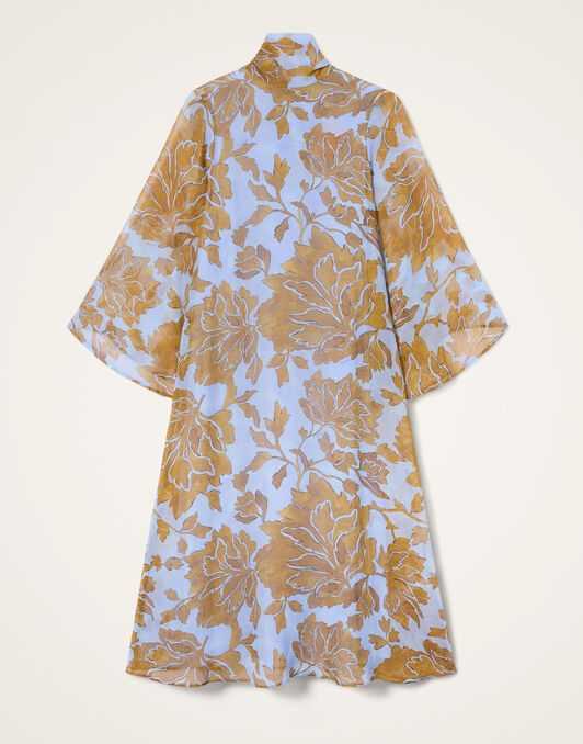 Magnifico Midi Dress La DoubleJ: Tangle Light Blue Magnifico Midi Dress La DoubleJ: Tangle Light Blue DRE0702DBG001