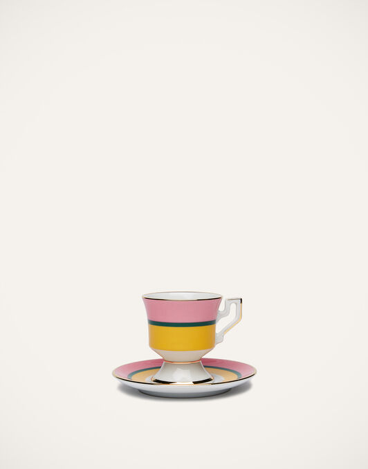 Espresso Cup & Saucer Set of 4 La DoubleJ: Rainbow Mix DIS0042CER001