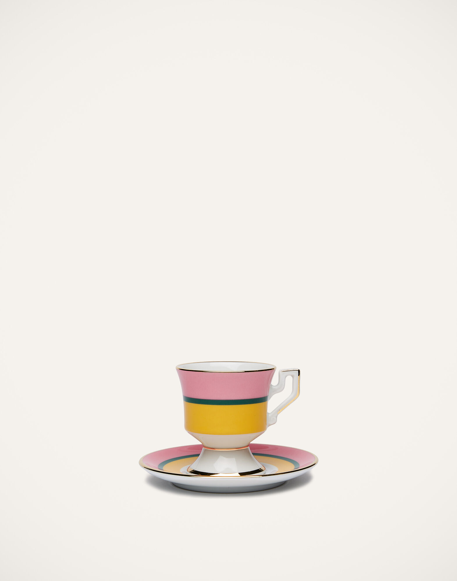 Espresso Cup & Saucer Set of 4 La DoubleJ: Rainbow Mix DIS0042CER001