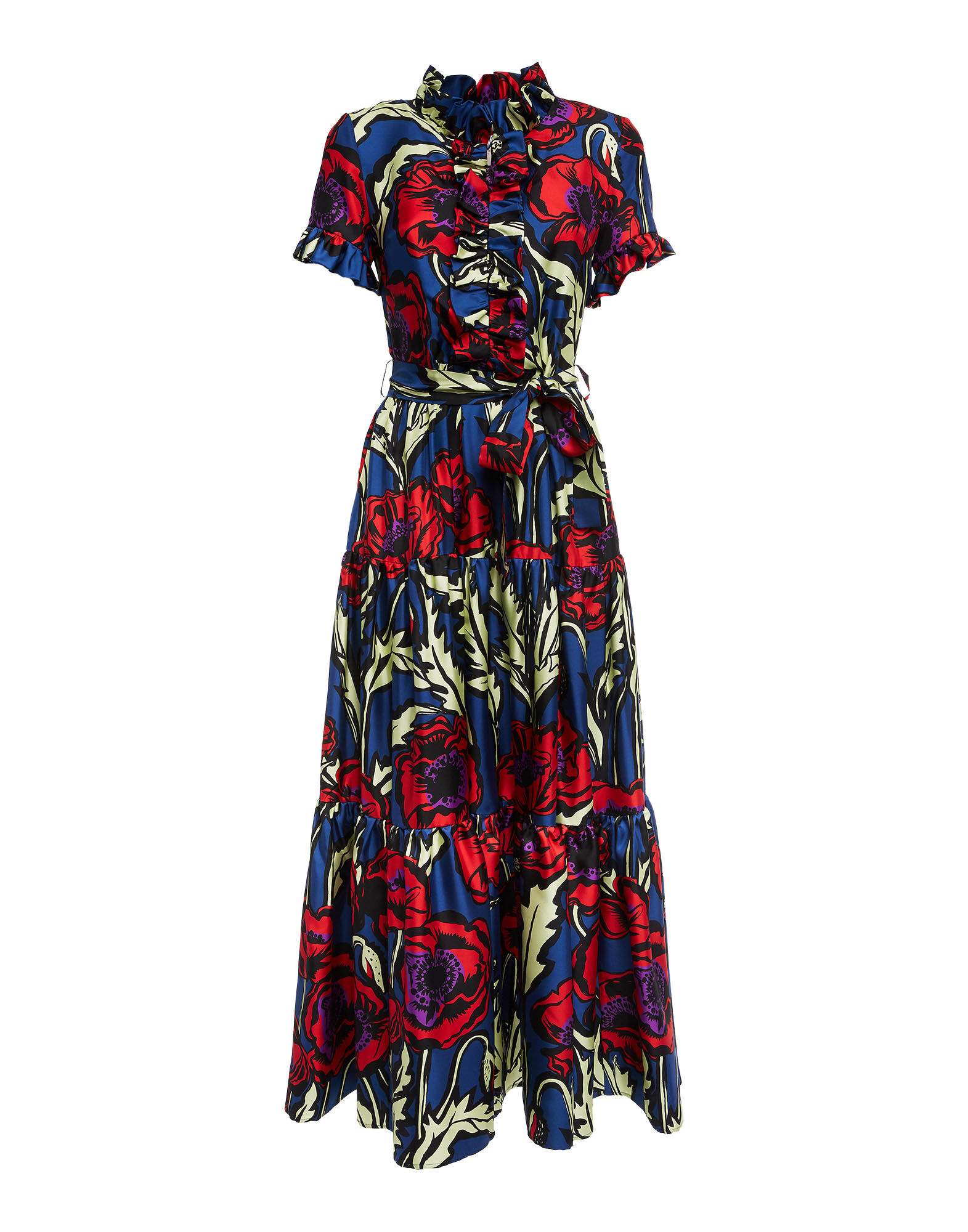 Long And Sassy Dress La DoubleJ: Big Blooms Long And Sassy Dress LaDoubleJ: Big Blooms DRE0017SIL001