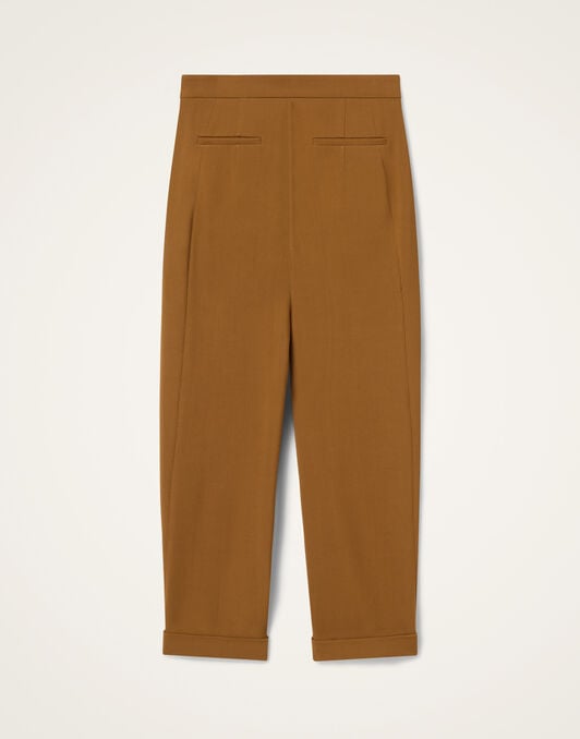 Pleated Pants La DoubleJ: Solid Tobacco Pleated Pants La DoubleJ: Solid Tobacco TRO0214VIS035