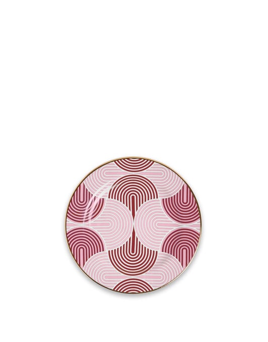 Dessert Plate Set of 2 La DoubleJ: Slinky Rosso Dessert Plate Set of 2 La DoubleJ: Slinky Rosso DIS0048CER001