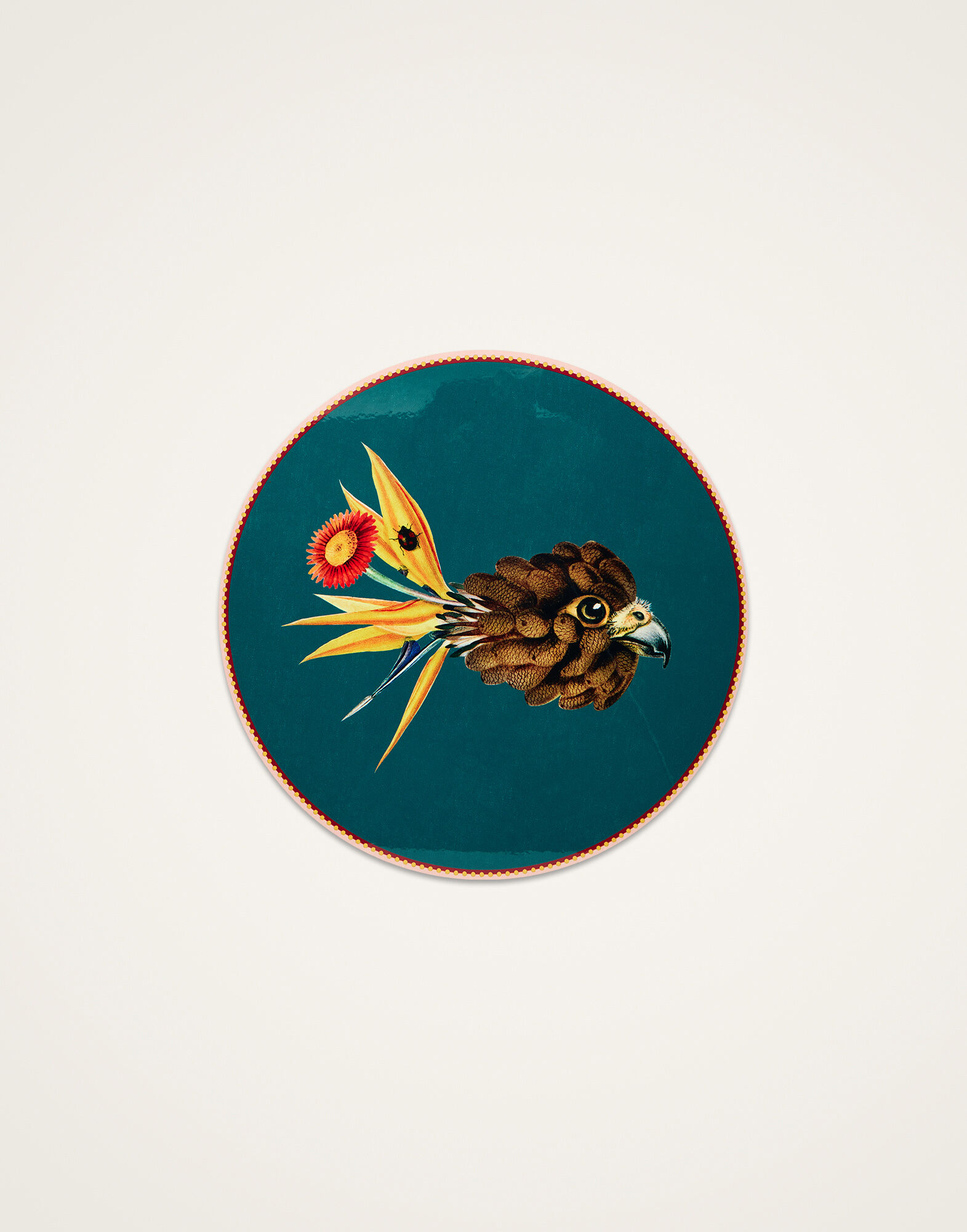 Disk Placemats Set Of 4 La DoubleJ: Flying Friends Disk Placemats Set Of 4 La DoubleJ: Flying Friends PMT0033CRK001