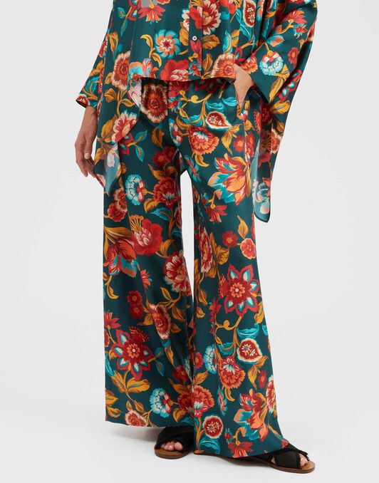 Palazzo Pants La DoubleJ: Hottie Emerald Palazzo Pants La DoubleJ: Hottie Emerald TRO0026SIL006