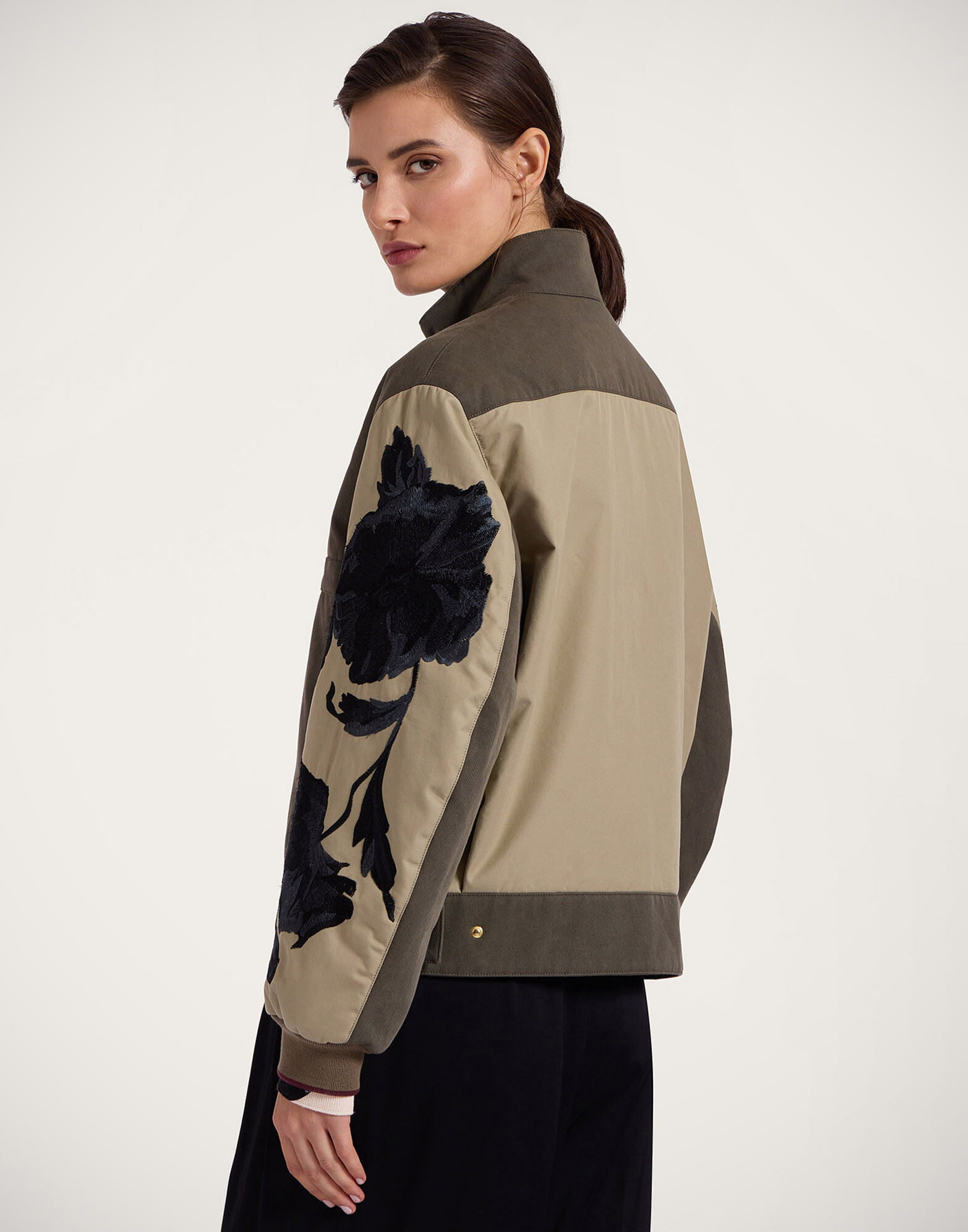 Janis Puffer La DoubleJ: Solid Camouflage Green Janis Puffer La DoubleJ: Solid Camouflage Green JAC0123COT065