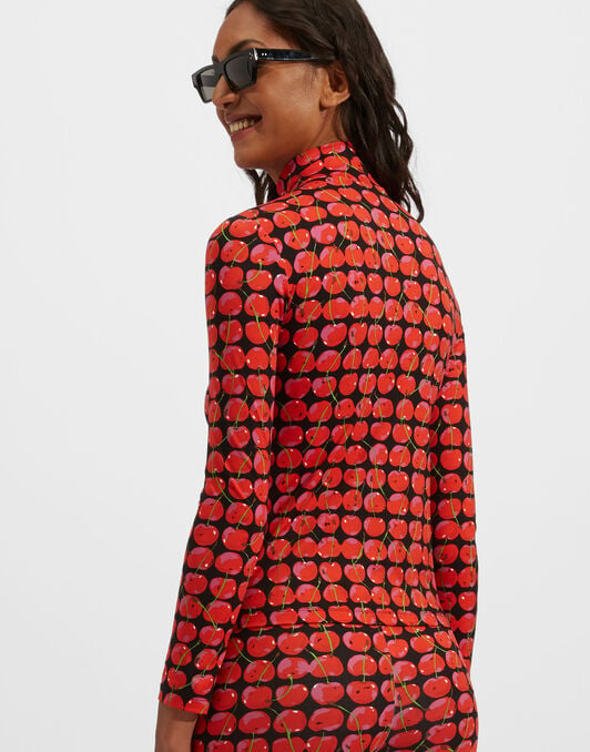 Turtleneck La DoubleJ: Black Cherries Turtleneck La DoubleJ: Black Cherries SHI0030JER005