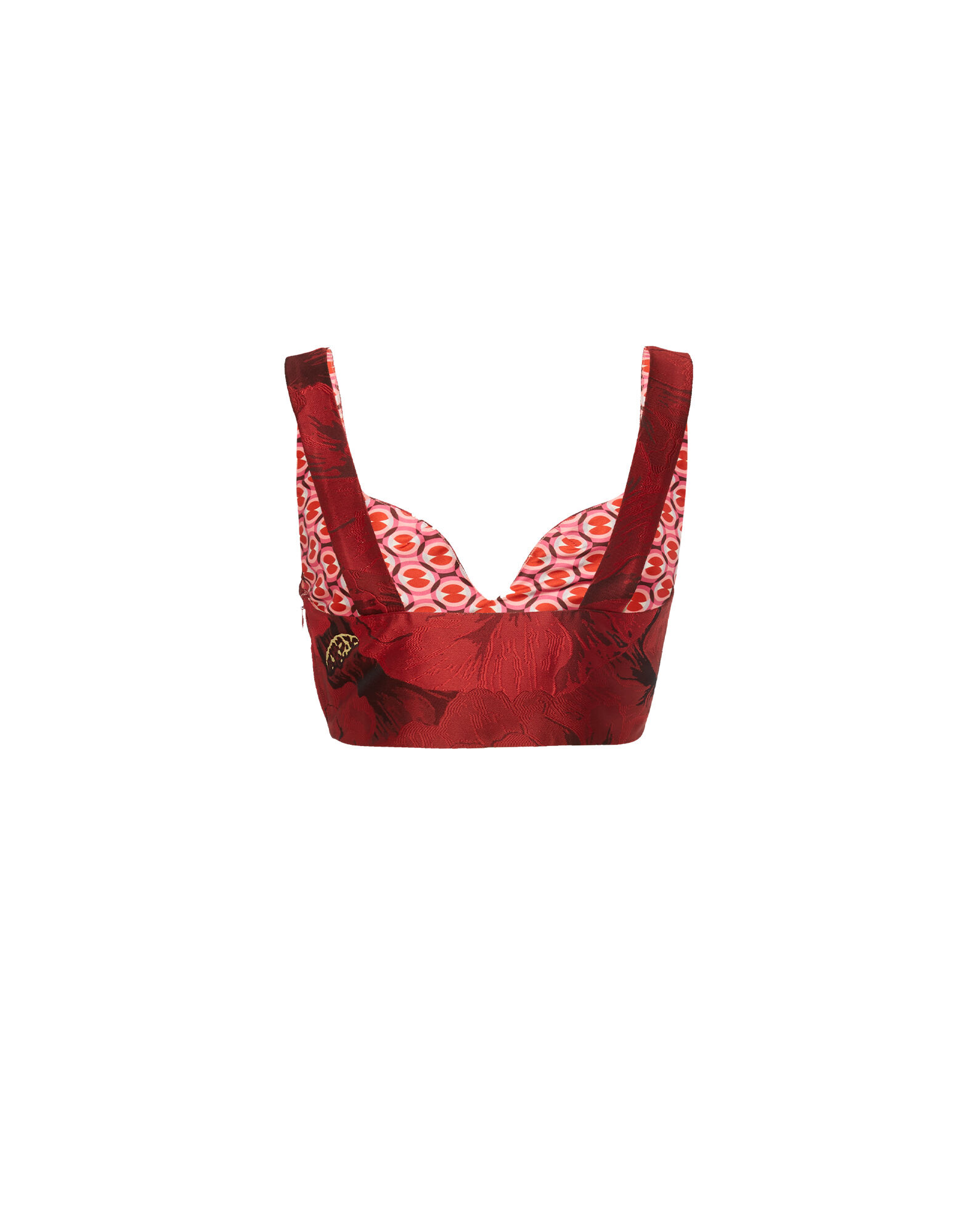 Baia Crop Top La DoubleJ: Ruby Red Baia Crop Top La DoubleJ: Ruby Red TOP0113JCQ062